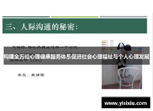 构建全方位心理健康服务体系促进社会心理福祉与个人心理发展